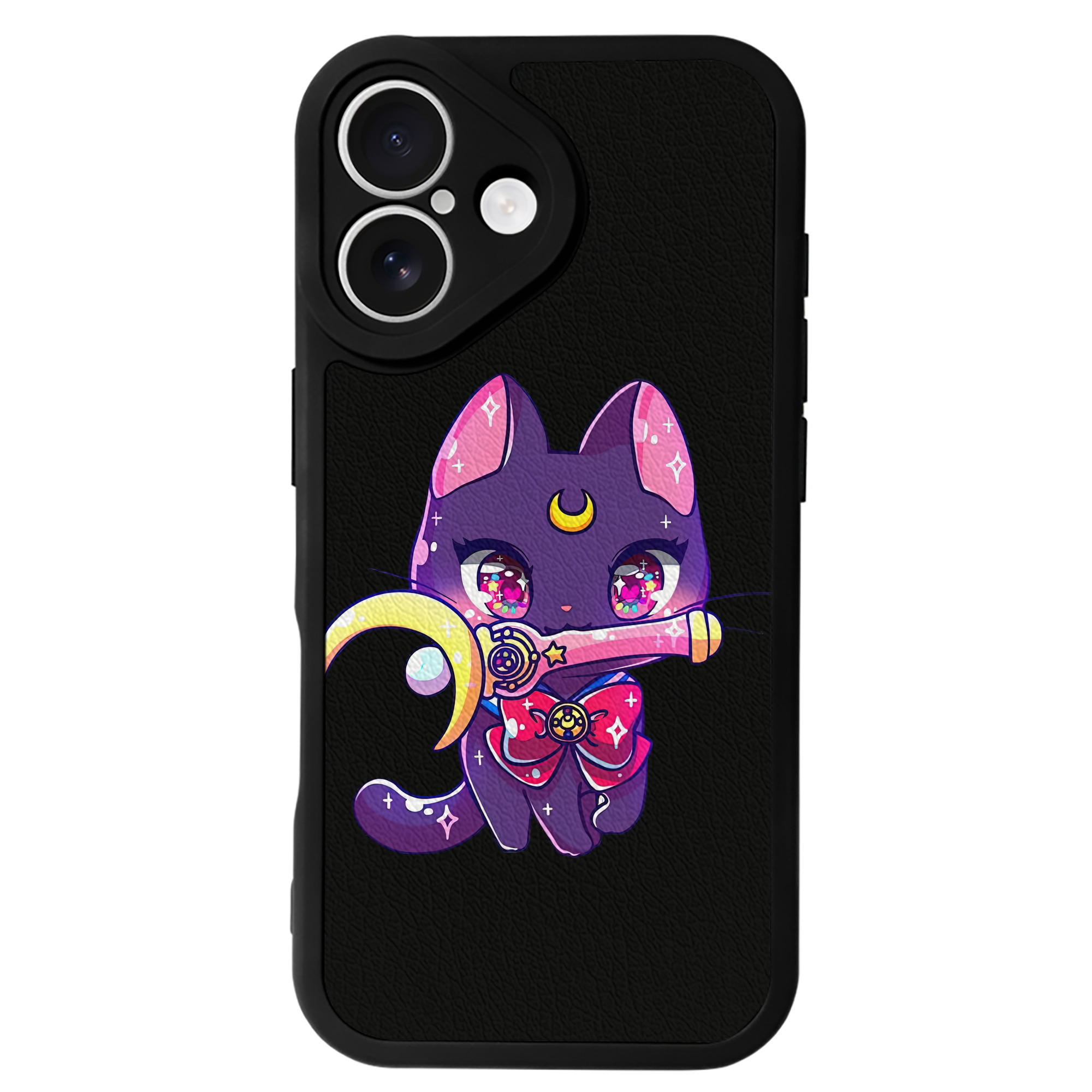（画像用） 美少女戦士セーラームーン Sailor Moon 【iPhone 16シリーズ対応】シリコンスマホケース（レザー調） 材質：シリコン